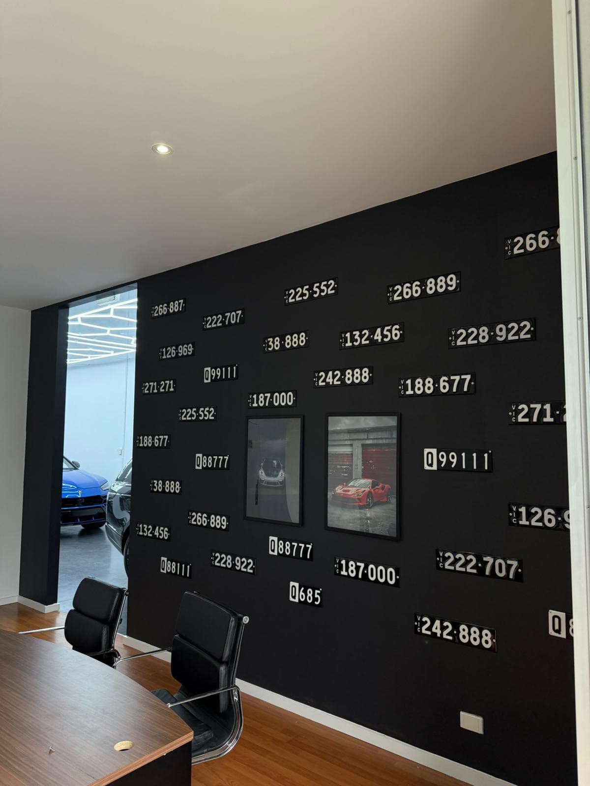 888 Autohaus showroom interior